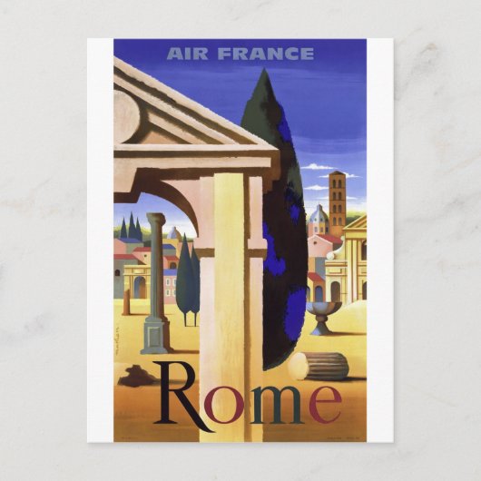 Carte Postale Vintage voyage de Rome (Devant)