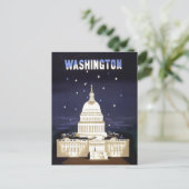 Carte Postale Vintage voyage de Washington (Debout devant)