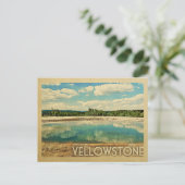 Carte Postale Vintage voyage de Yellowstone (Debout devant)
