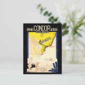 Carte Postale Vintage voyage du "Brésil" (Debout devant)