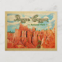 Vintage voyage du parc national du Bryce Canyon