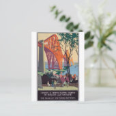 Carte postale Vintage voyage écossais (Debout devant)