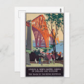 Carte postale Vintage voyage écossais (Devant / Derrière)