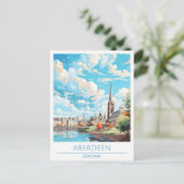 Carte Postale Vintage voyage écossais d'Aberdeen (Debout devant)