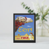 Carte postale Vintage voyage Egypt Camel (Debout devant)