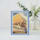 Carte postale Vintage voyage égyptienne (Debout devant)