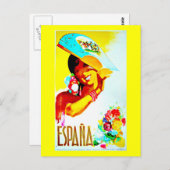 Carte postale Vintage voyage-Espagne (Devant / Derrière)