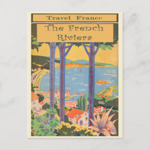 Carte Postale Vintage voyage France Côte d'Azur