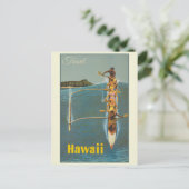 Carte Postale Vintage voyage Hawaii (Debout devant)