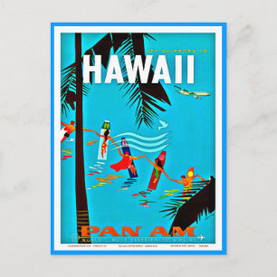 Carte postale Vintage voyage-Hawaii 5