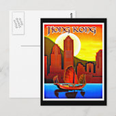 Carte postale Vintage voyage-Hong Kong (Devant / Derrière)