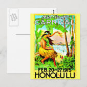 Carte postale Vintage voyage-Honolulu (Devant / Derrière)