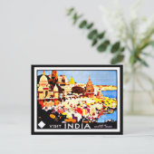 Carte postale Vintage voyage-Inde (Debout devant)