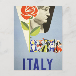 Carte Postale Vintage voyage - Italie