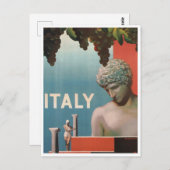 Carte postale Vintage voyage Italie (Devant / Derrière)