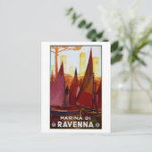 Carte Postale Vintage Voyage Italie, Ravenne - (Debout devant)