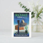Carte Postale Vintage Voyage Italie, Rome - (Debout devant)