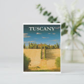 Carte postale Vintage voyage Italie Toscane (Debout devant)