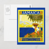 Carte postale Vintage voyage - Jamaïque (Devant / Derrière)