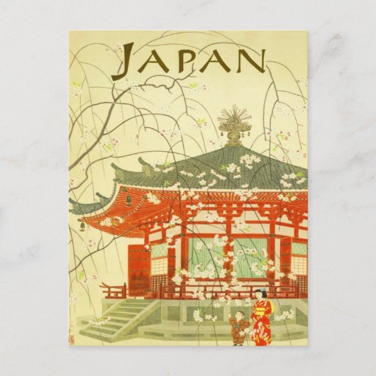Carte postale Vintage voyage - JAPON (Devant)