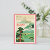 Carte postale Vintage voyage JAPON (Debout devant)