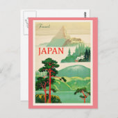 Carte postale Vintage voyage JAPON (Devant / Derrière)