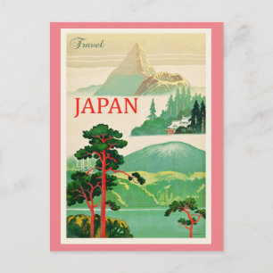 Carte postale Vintage voyage JAPON