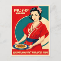 Vintage voyage Japon Humour alimentaire Retro Grap
