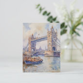 Carte postale Vintage voyage Londres (Debout devant)