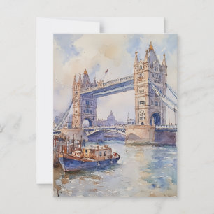 Carte postale Vintage voyage Londres