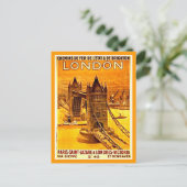 Carte postale Vintage voyage-Londres 2 (Debout devant)