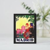 Carte postale Vintage voyage-Madrid (Debout devant)