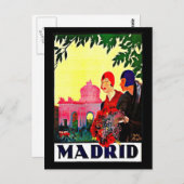 Carte postale Vintage voyage-Madrid (Devant / Derrière)