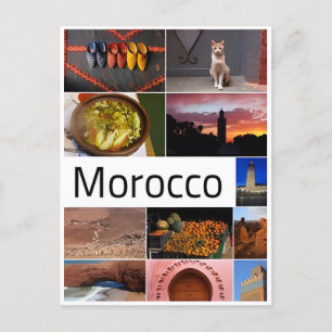 Carte Postale Vintage voyage Maroc maroc tourisme Marrakech