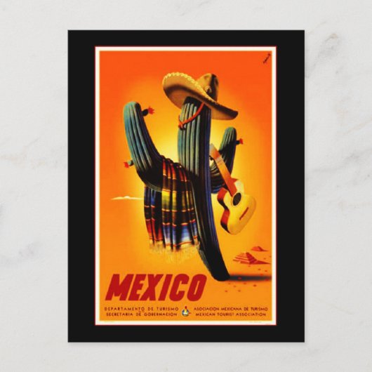 Carte postale Vintage voyage-Mexique (Devant)