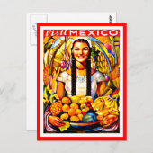 Carte postale Vintage voyage-Mexique (Devant / Derrière)