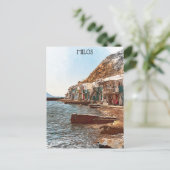 Carte Postale Vintage voyage Milos Grèce (Debout devant)