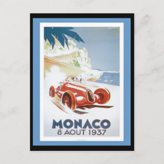 Carte postale Vintage voyage-Monaco