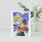 Carte Postale Vintage voyage "Mont Tremblant" (Debout devant)