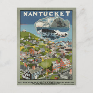 Carte postale Vintage voyage Nantucket