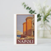Carte postale Vintage voyage Napoli Italie (Debout devant)