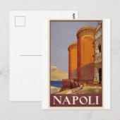 Carte postale Vintage voyage Napoli Italie (Devant / Derrière)