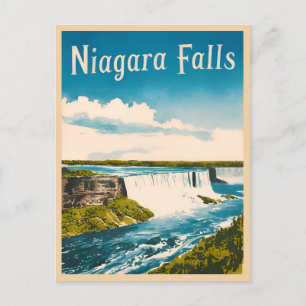 Carte Postale Vintage voyage Niagara Falls Retro Pittoresque