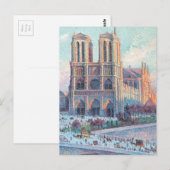 Carte Postale Vintage voyage Notre-Dame de Paris (Devant / Derrière)