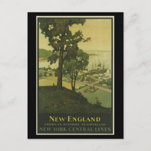 Carte postale Vintage voyage-Nouvelle-Angleterre