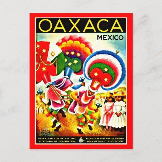 Carte postale Vintage voyage-Oaxaca (Devant)