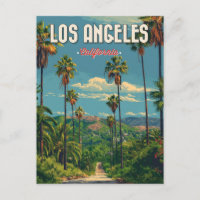 Vintage voyage Palm Tree de Los Angeles