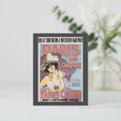 Carte Postale Vintage voyage, Paris à Londres (Debout devant)