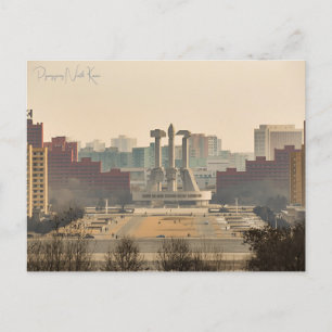 Carte Postale Vintage voyage Pyongyang Corée du Nord Vacances