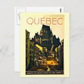 Carte postale Vintage voyage-Québec (Devant / Derrière)